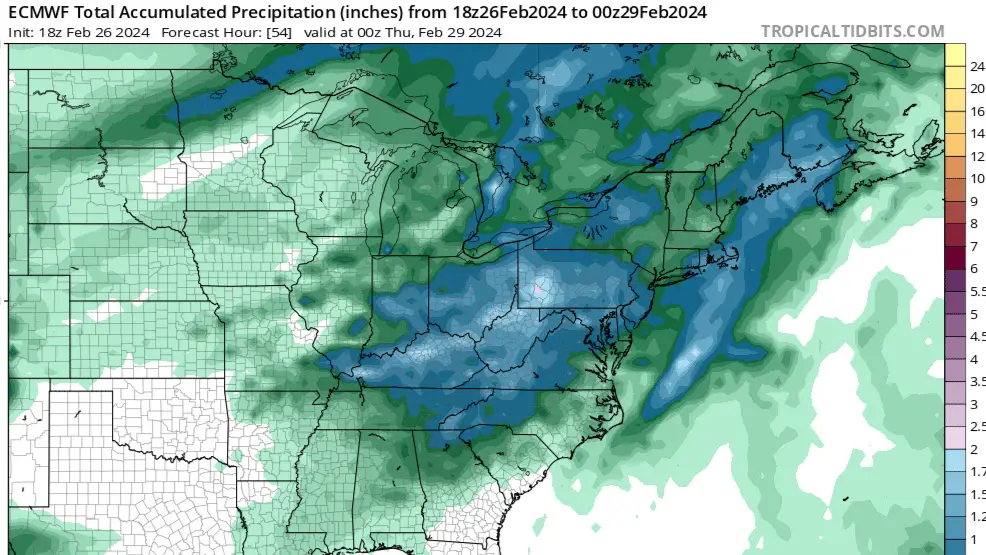 Read more about the article Midwest and North Eastern US Weather Is Bracing for Thunderstorms, and Hail by Tuesday into Wednesday