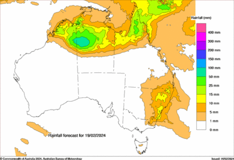 Read more about the article Ex-TC Lincoln:  Massive Rainfall in Northern Australia