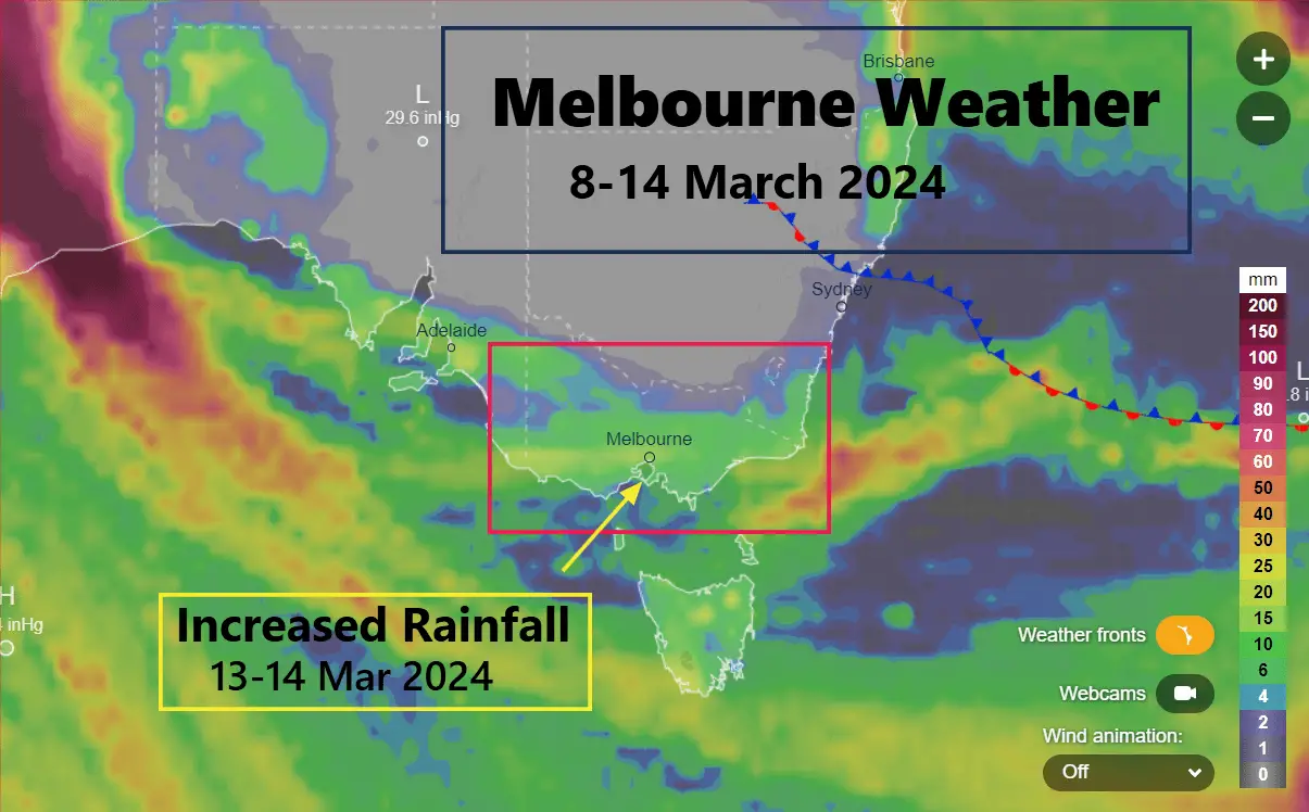 Read more about the article Melbourne Weather: Rain May Return to Melbourne, Australia by Middle of the Next Week