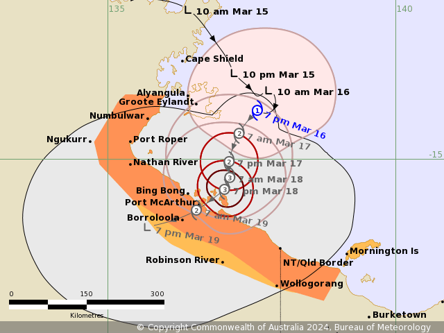 Read more about the article Cyclone Megan: Cyclone Threat for Coasts across Gulf of Carpentaria