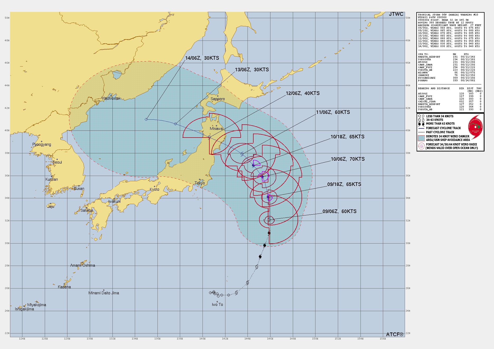 typhoon maria track