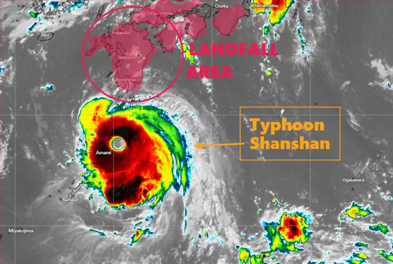 Read more about the article Major Typhoon Shanshan May Bring Massive Destruction to Japan