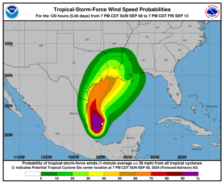 Read more about the article Potential Tropical Cyclone Six : Rising Threat of a Hurricane