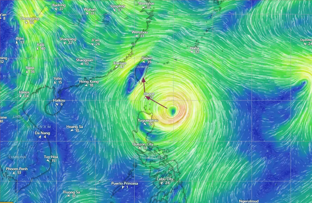 Tropical Storm Krathon Update over NW Pacific May Aim Taiwan BWOT Weather