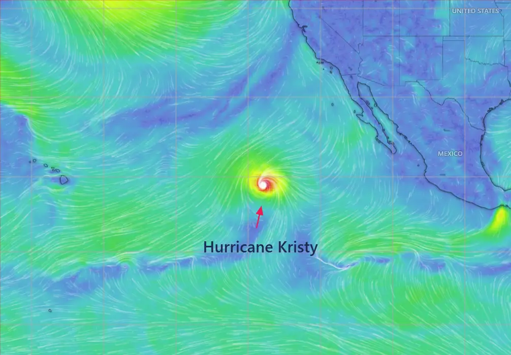 Hurricane Kristy Latest