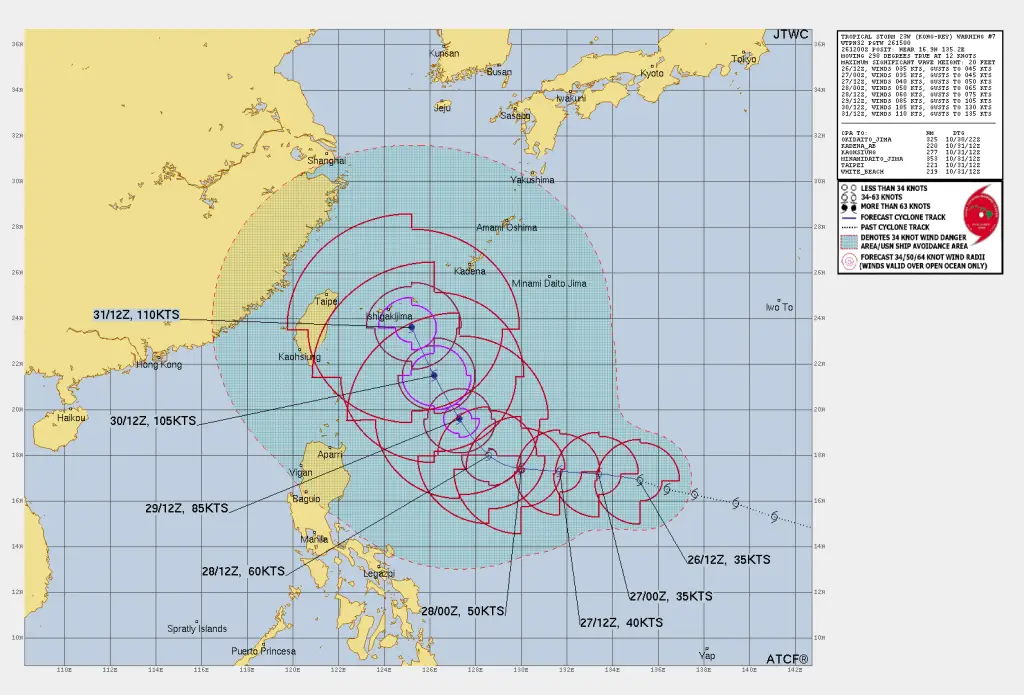 Tropical Storm Kong-Rey