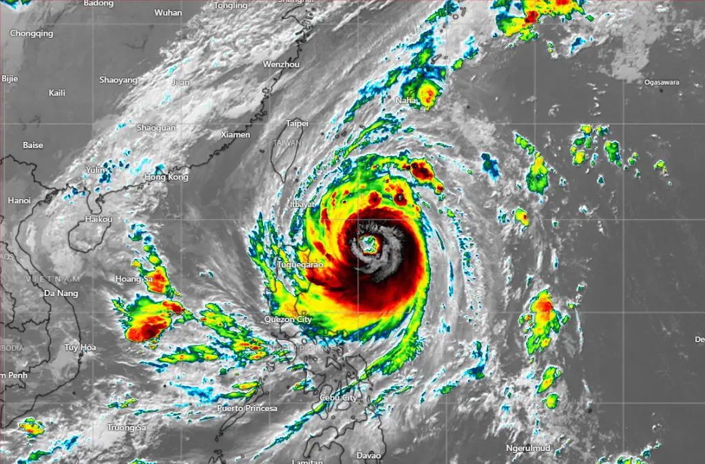 Typhoon Kong-Rey Latest Satellite