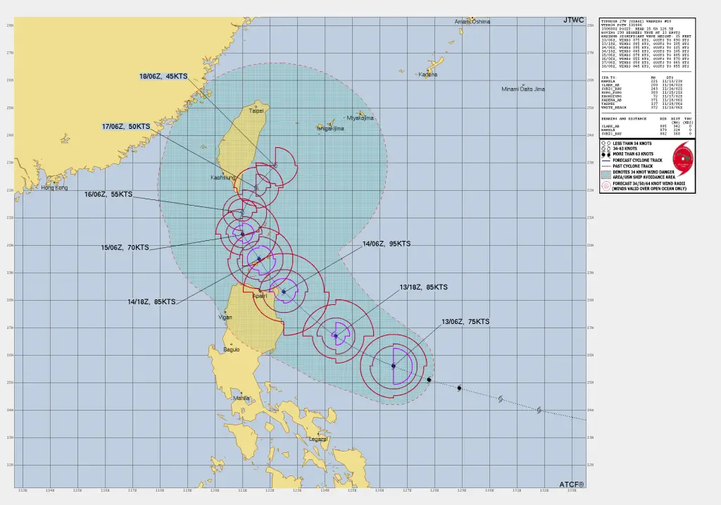 Latest Update on Typhoon Usagi