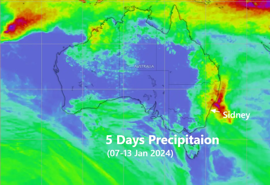 7-Day Weather Forecast for Sydney, Australia