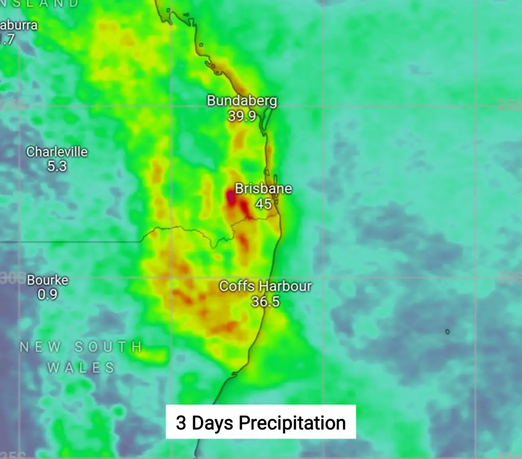 Brisbane 3-Day Weather Forecast